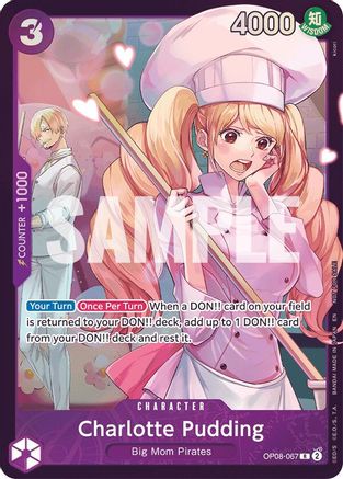 (OP08-067) Charlotte Pudding (Store Treasure Cup 2025) - One Piece Promotion Cards Foil