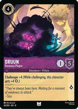 (046/204)  Druun - Ravenous Plague - Reign of Jafar  Cold Foil