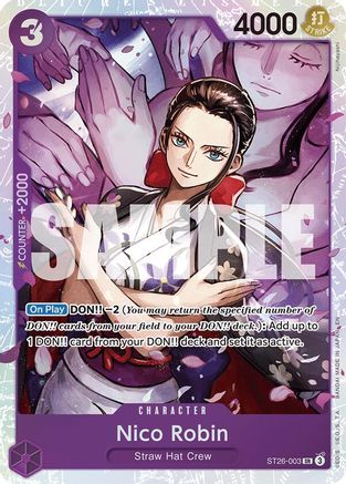 (ST26-003) Nico Robin - Starter Deck 26: PURPLE/BLACK Monkey.D.Luffy Foil