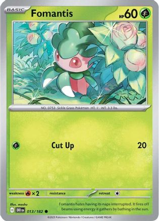 Fomantis (13/182) - SV10 Destined Rivals  - Common