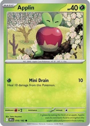 Applin (16/182) - SV10 Destined Rivals  - Common