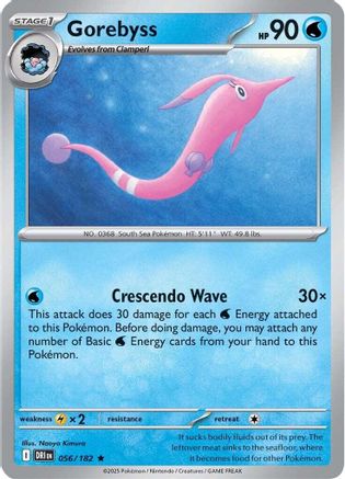 Gorebyss (56/182) - SV10 Destined Rivals Reverse Holofoil - Rare