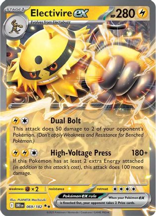 Electivire ex 069/182 - SV10 Destined Rivals Holofoil - Double Rare