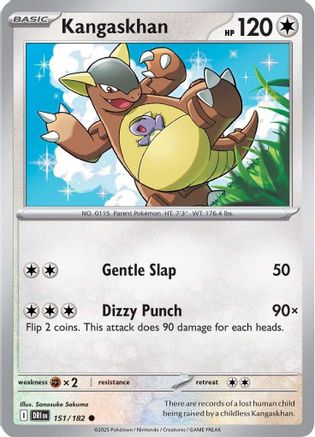 Kangaskhan (151/182) - SV10 Destined Rivals Reverse Holofoil - Common