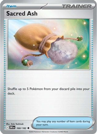 Sacred Ash (168/182) - SV10 Destined Rivals  - Uncommon