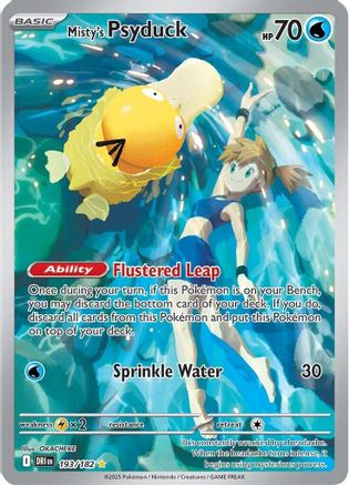 Misty's Psyduck (193/182) - SV10 Destined Rivals Holofoil - Illustration Rare