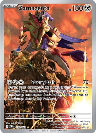Zamazenta (201/182) - SV10 Destined Rivals Holofoil - Illustration Rare