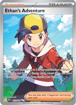 Ethan's Adventure 221/182 - SV10 Destined Rivals Holofoil - Ultra Rare
