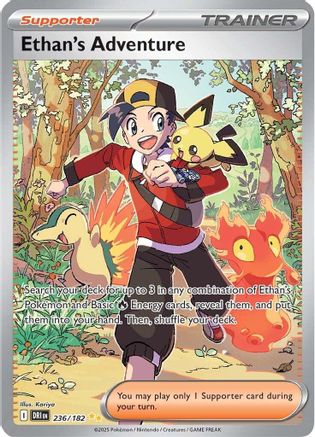 Ethan's Adventure 236/182 - SV10 Destined Rivals Holofoil - Special Illustration Rare