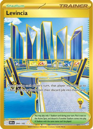 Levincia (244/182) - SV10 Destined Rivals Holofoil - Hyper Rare