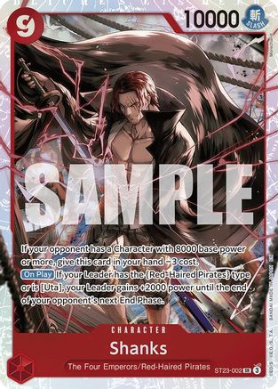 (ST23-002) Shanks (002) - Starter Deck 23: RED Shanks Foil