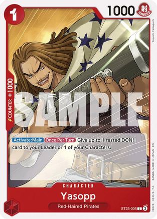 (ST23-005) Yasopp - Starter Deck 23: RED Shanks Normal