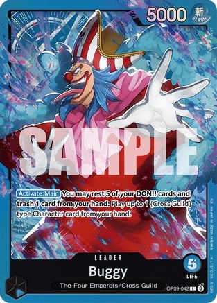 (OP09-042) Buggy (OP09-042) - Starter Deck 25: BLUE Buggy Foil