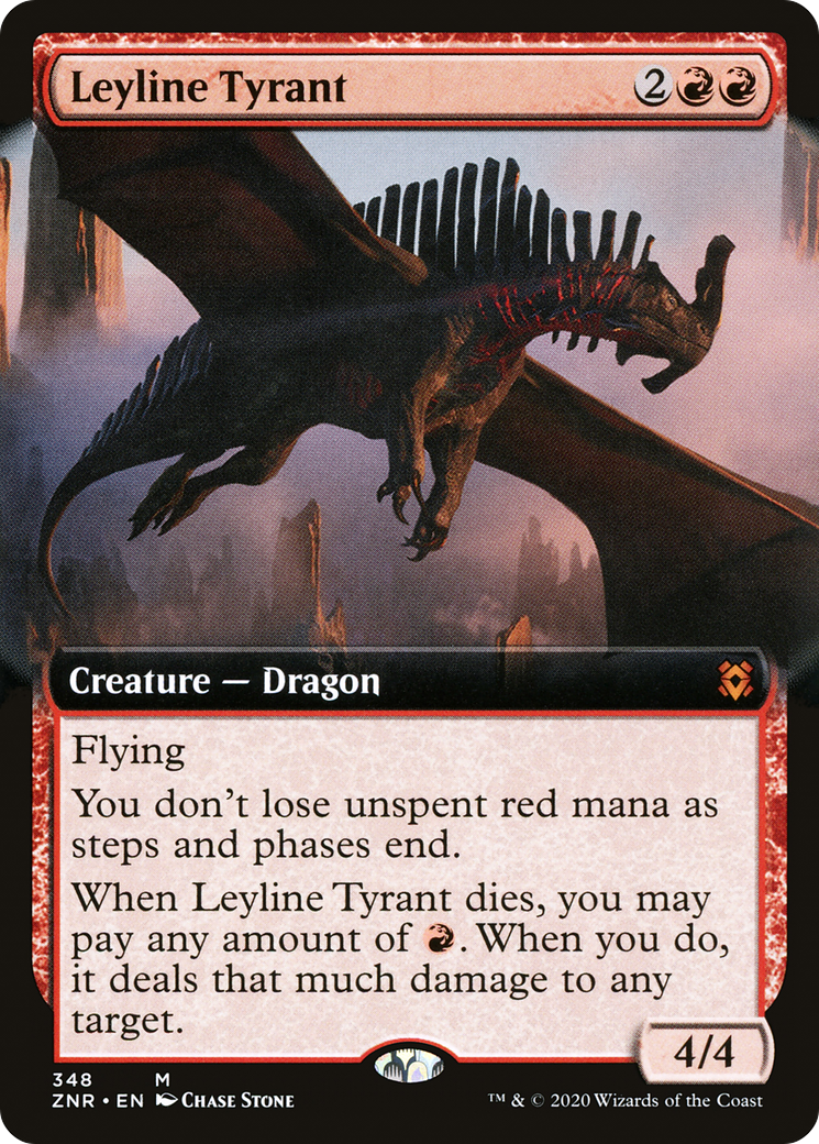 Leyline Tyrant (ZNR-348) - Zendikar Rising: (Extended Art)