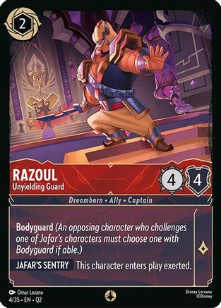 (004/35)  Razoul - Unyielding Guard - Illumineer's Quest: Palace Heist  Normal