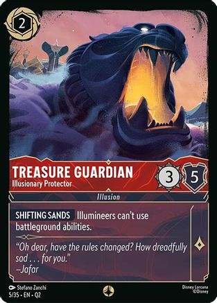 (005/35)  Treasure Guardian - Illusionary Protector - Illumineer's Quest: Palace Heist  Normal