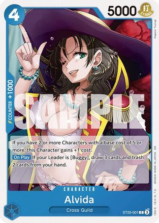 (ST25-001) Alvida - Starter Deck 25: BLUE Buggy Normal