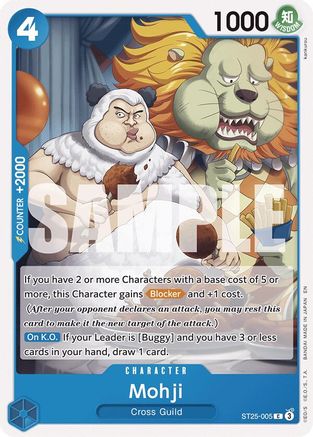 (ST25-005) Mohji - Starter Deck 25: BLUE Buggy Normal