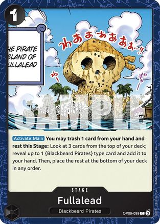 (OP09-099) Fullalead (Reprint) - Starter Deck 27: BLACK Marshall.D.Teach - Normal