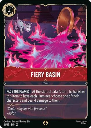 (026/35)  Fiery Basin - Illumineer's Quest: Palace Heist  Normal
