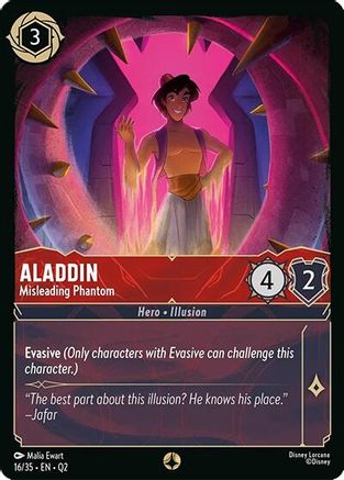 (016/35)  Aladdin - Misleading Phantom - Illumineer's Quest: Palace Heist  Normal