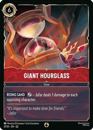 (027/35)  Giant Hourglass - Illumineer's Quest: Palace Heist  Normal