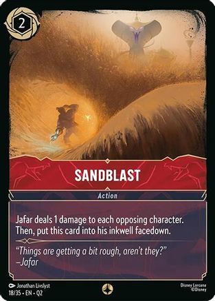 (018/35)  Sandblast - Illumineer's Quest: Palace Heist  Normal