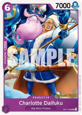 (OP11-068) Charlotte Daifuku - A Fist of Divine Speed Release Event Cards Normal