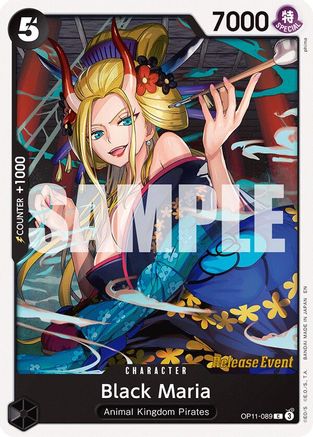 (OP11-089) Black Maria - A Fist of Divine Speed Release Event Cards Normal