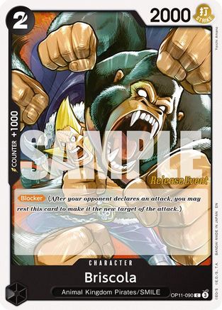 (OP11-090) Briscola - A Fist of Divine Speed Release Event Cards Normal