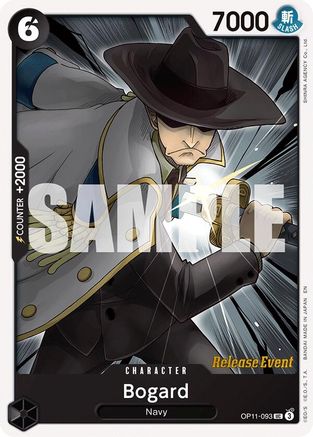 (OP11-093) Bogard - A Fist of Divine Speed Release Event Cards Normal