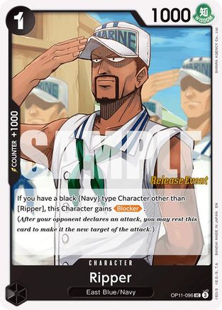 (OP11-096) Ripper - A Fist of Divine Speed Release Event Cards Normal