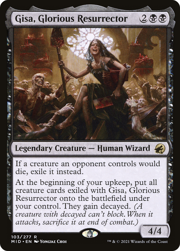 Gisa, Glorious Resurrector (MID-103) - Innistrad: Midnight Hunt Foil