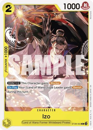 (ST28-002) Izo - Starter Deck 28: GREEN/YELLOW Yamato Normal