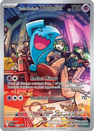 Team Rocket's Wobbuffet (203) - SV Scarlet & Violet Promo Cards Holofoil - Promo