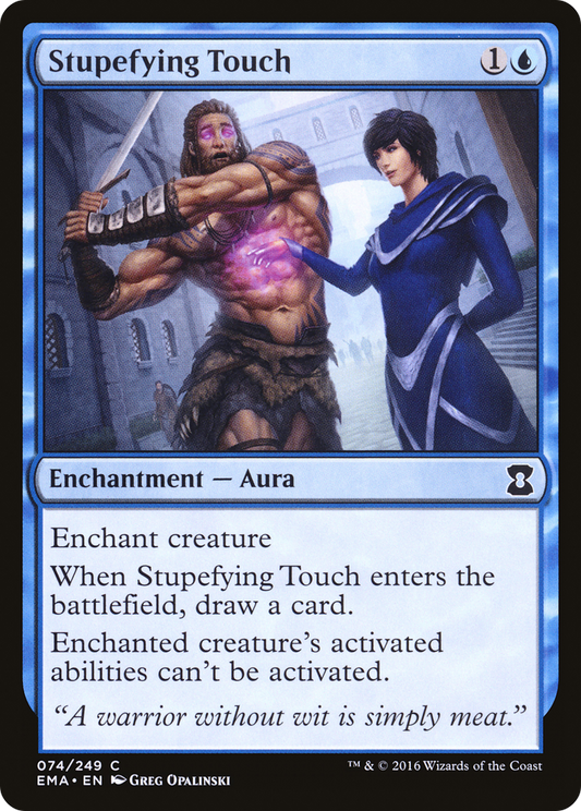 Stupefying Touch (EMA-074) - Eternal Masters Foil