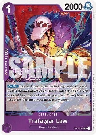 (OP09-069) Trafalgar Law (Beginners Deck Party [ST-23] - [ST-28] Participation Pack) - One Piece Promotion Cards Normal
