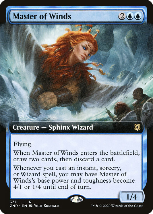 Master of Winds (ZNR-331) - Zendikar Rising: (Extended Art)