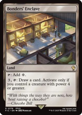 Bonders' Enclave (Surge Foil) (FIC-376) - Commander: FINAL FANTASY Foil