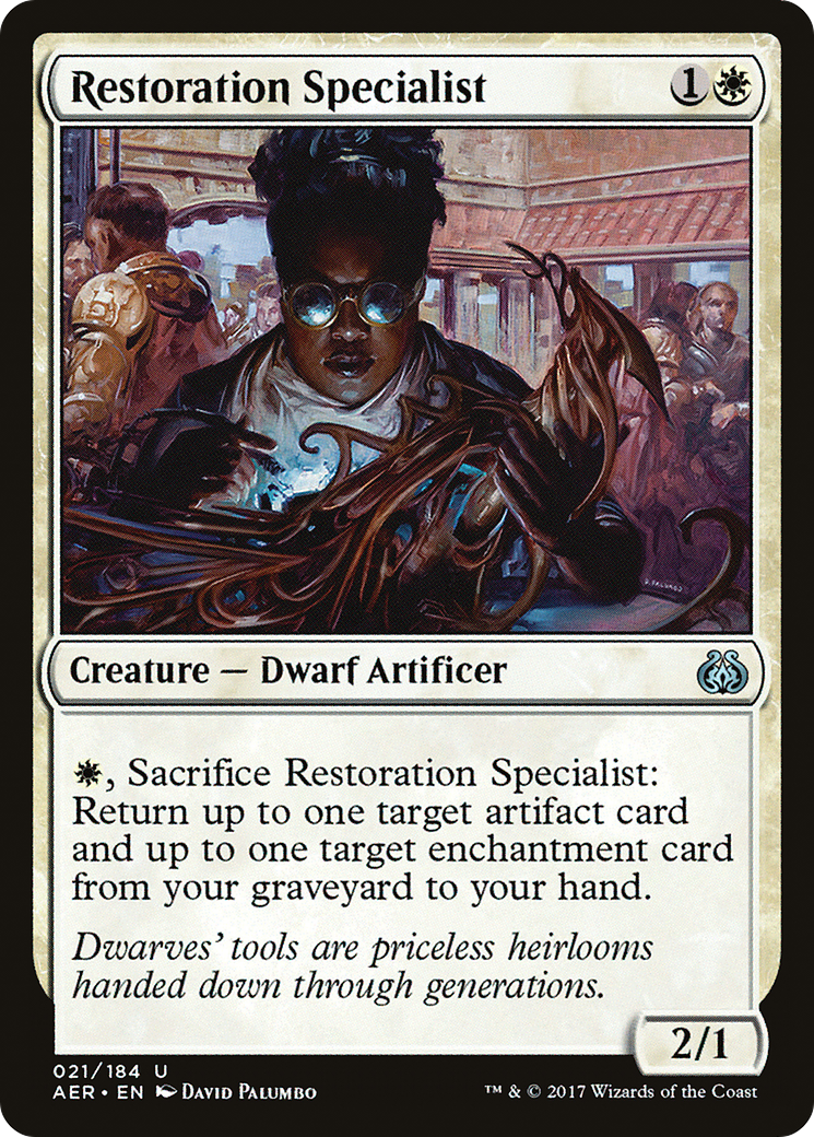 Restoration Specialist (AER-021) - Aether Revolt Foil