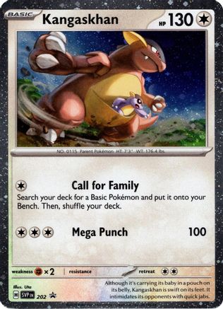 Kangaskhan (Cosmos Holo) (202) - SV Scarlet & Violet Promo Cards Holofoil - Holo Rare