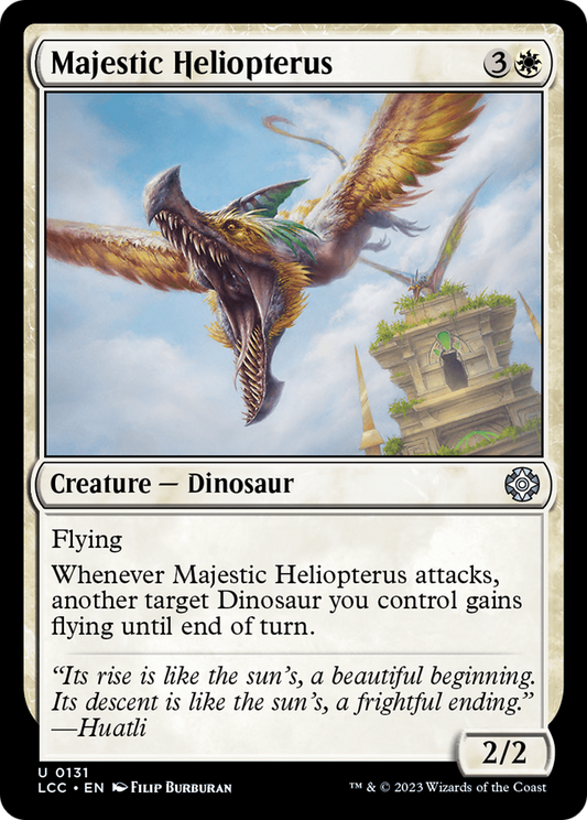 Majestic Heliopterus (LCC-131) - The Lost Caverns of Ixalan Commander