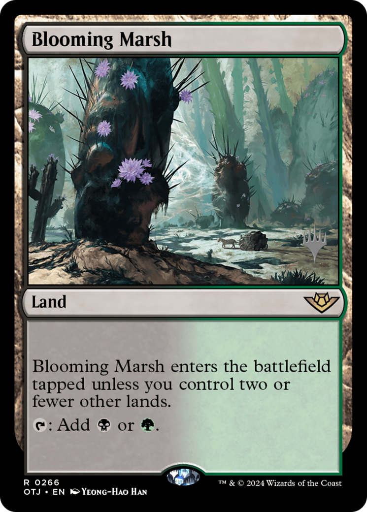 Blooming Marsh (POTJ-266P) - Outlaws of Thunder Junction Promos