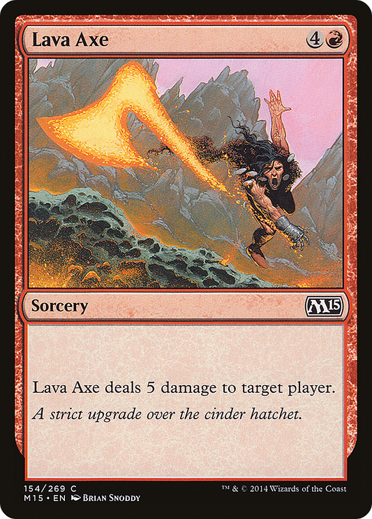 Lava Axe (M15-154) - Magic 2015 Foil