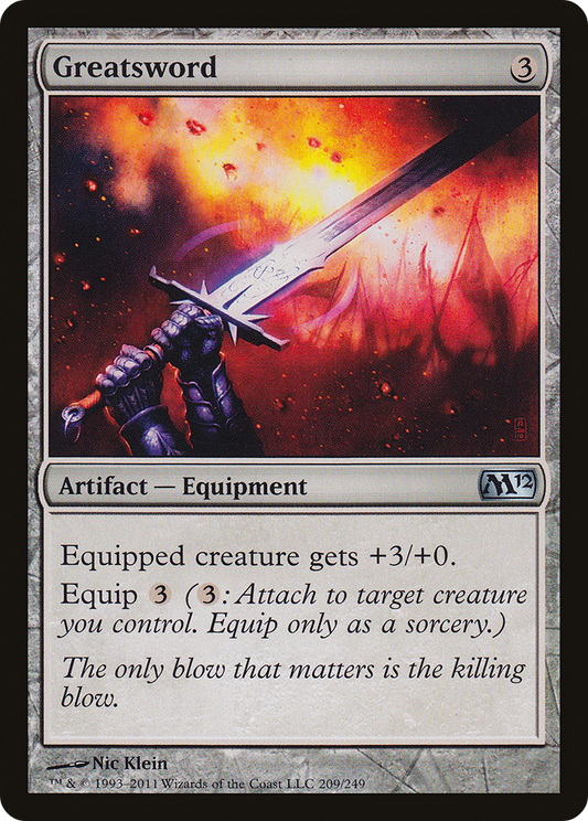 Greatsword (M12-209) - Magic 2012 Foil