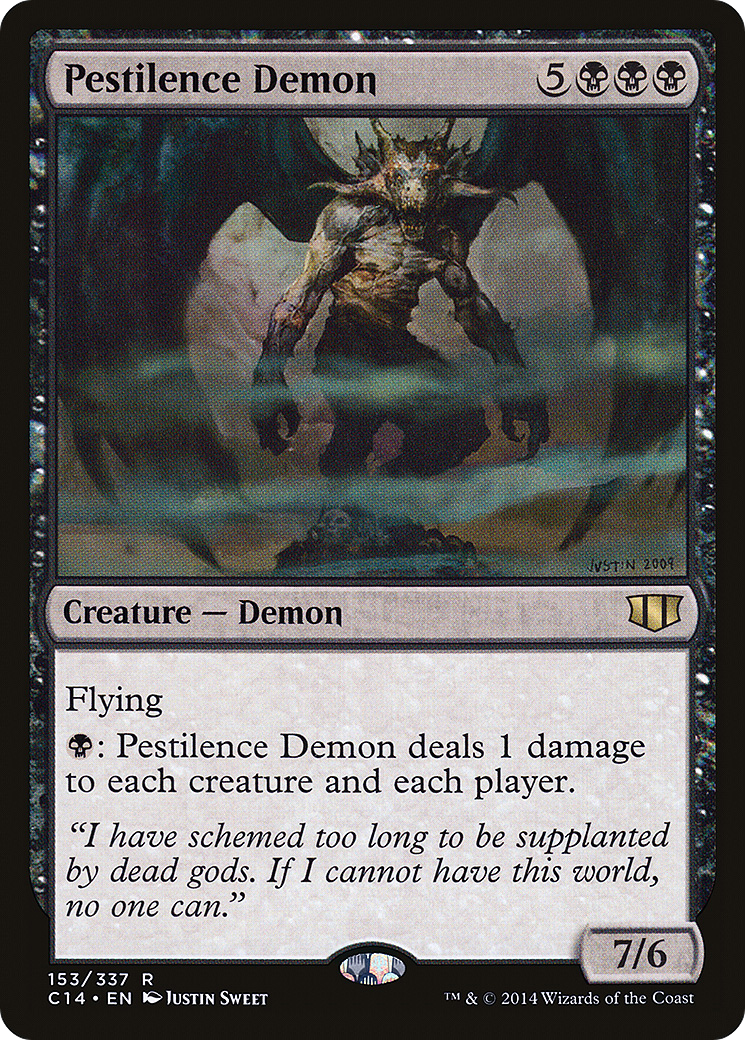 Pestilence Demon (C14-153) - Commander 2014