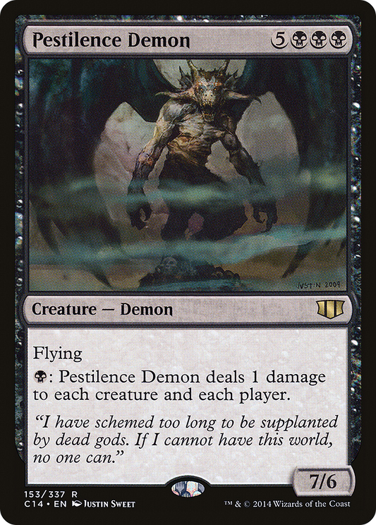 Pestilence Demon (C14-153) - Commander 2014