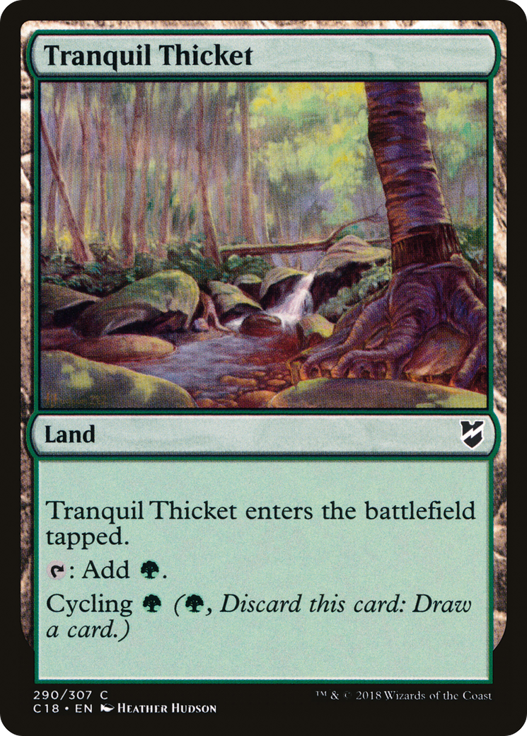 Tranquil Thicket (C18-290) - Commander 2018