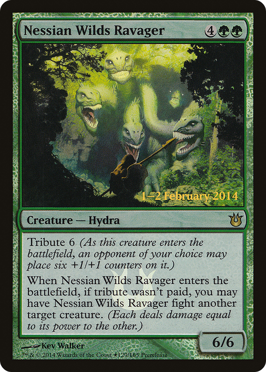Nessian Wilds Ravager (PRE-129★) - Born of the Gods Promos (Prerelease) Foil