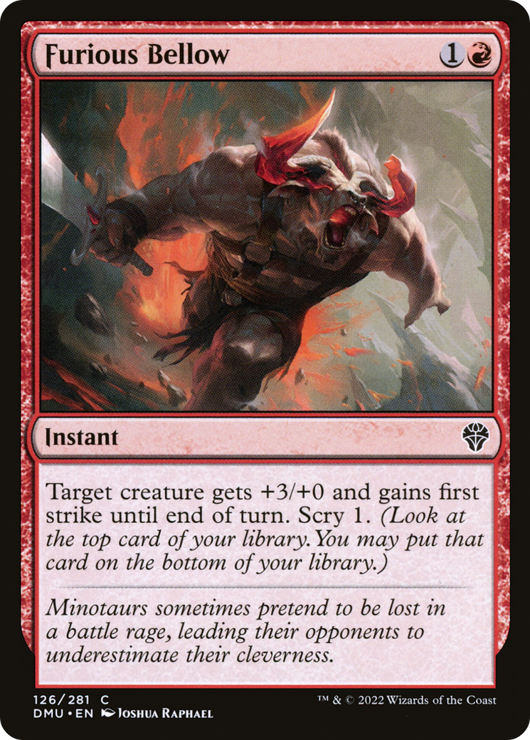 Furious Bellow (DMU-126) - Dominaria United